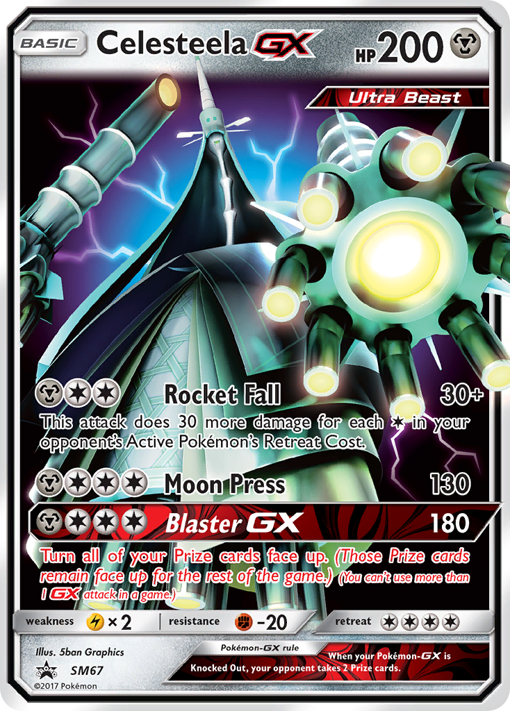 Celesteela GX (SM67) [Sun & Moon: Black Star Promos] - Comfy Hobbies