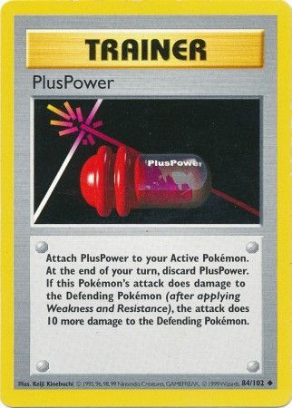 PlusPower (84/102) [Base Set Shadowless Unlimited] - Comfy Hobbies