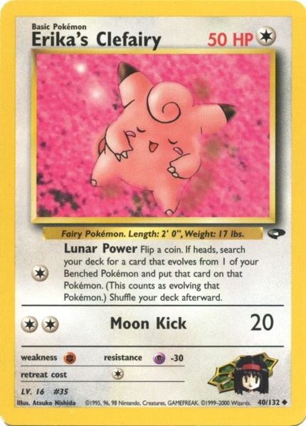 Erika's Clefairy (40/132) [Gym Challenge Unlimited] - Comfy Hobbies