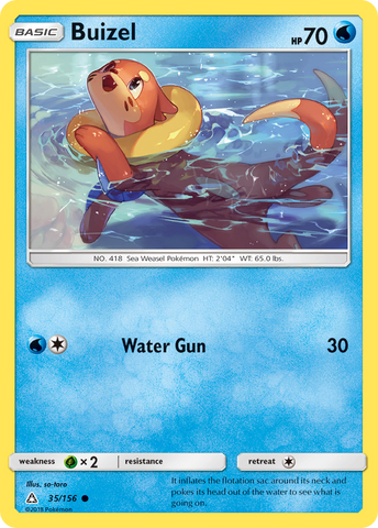 Buizel (35/156) [Sun & Moon: Ultra Prism] - Comfy Hobbies
