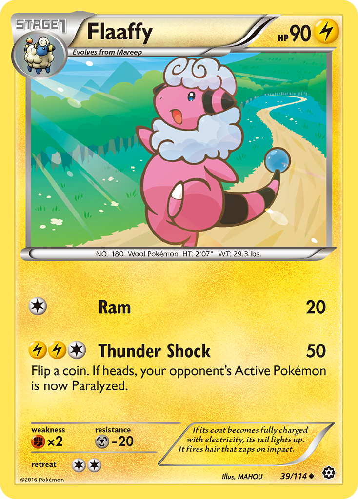 Flaaffy (39/114) [XY: Steam Siege] - Comfy Hobbies