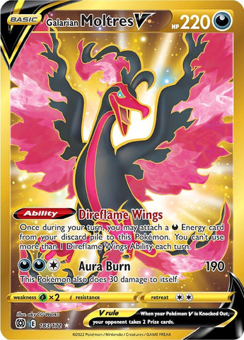 Galarian Moltres V (183/172) [Sword & Shield: Brilliant Stars] - Comfy Hobbies