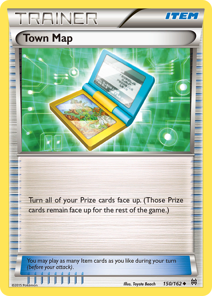 Town Map (150/162) [XY: BREAKthrough] - Comfy Hobbies