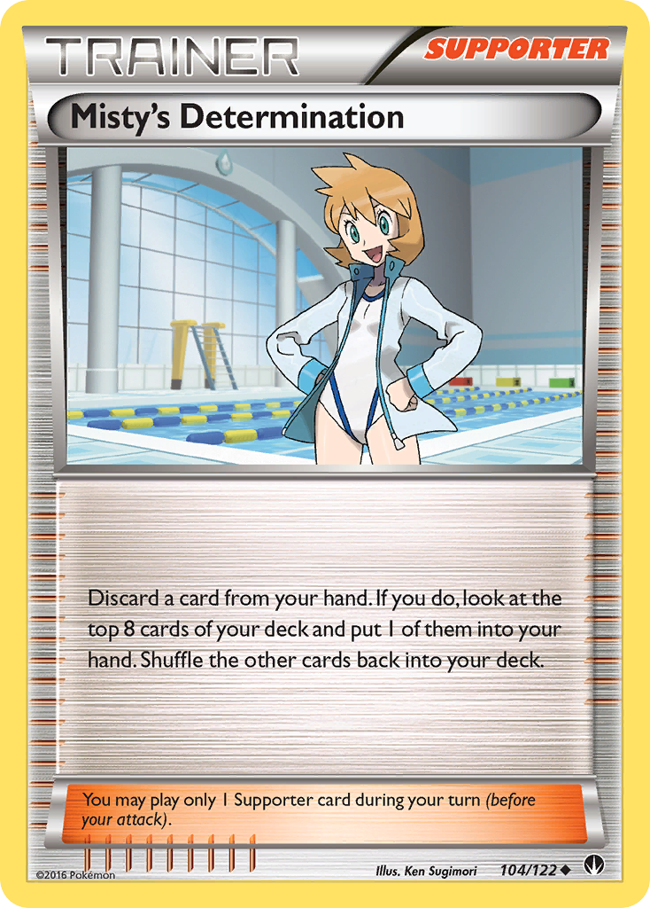 Misty's Determination (104/122) [XY: BREAKpoint] - Comfy Hobbies