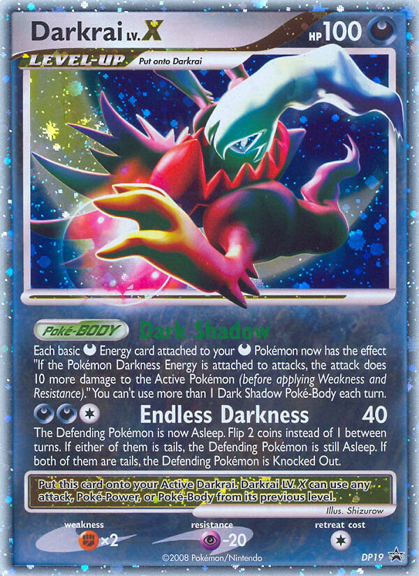 Darkrai LV.X (DP19) [Diamond & Pearl: Black Star Promos] - Comfy Hobbies