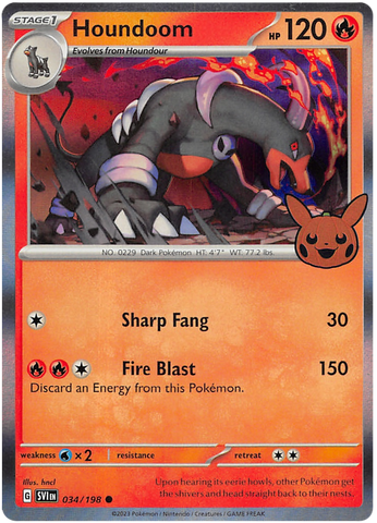 Houndoom (034/198) [Trick or Trade 2023] - Comfy Hobbies
