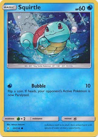 Squirtle (33/214) (Premium Collection Promo) [Sun & Moon: Unbroken Bonds] - Comfy Hobbies