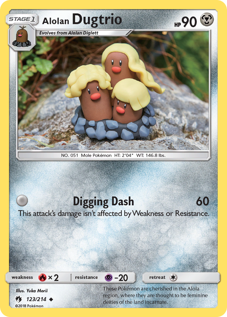 Alolan Dugtrio (123/214) [Sun & Moon: Lost Thunder] - Comfy Hobbies