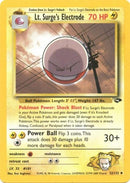 Lt. Surge's Electrode (52/132) [Gym Challenge Unlimited] - Comfy Hobbies
