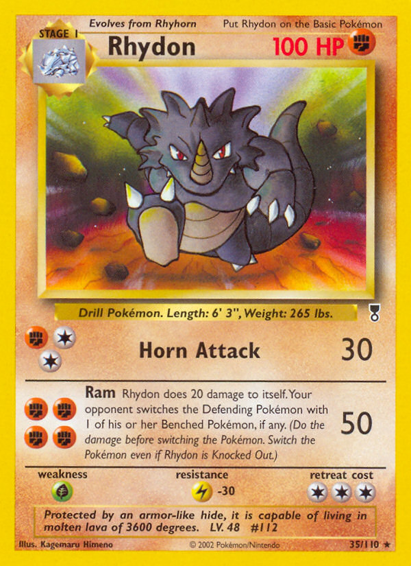 Rhydon (35/110) [Legendary Collection] - Comfy Hobbies