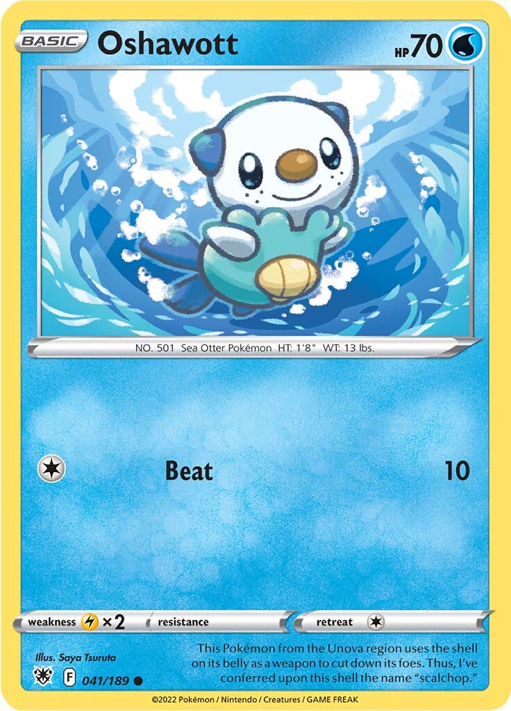 Oshawott (041/189) [Sword & Shield: Astral Radiance] - Comfy Hobbies