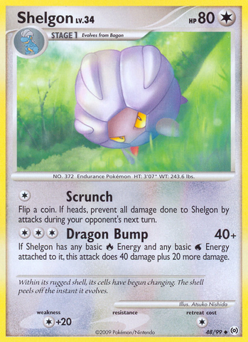 Shelgon (48/99) [Platinum: Arceus] - Comfy Hobbies