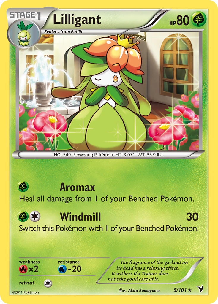 Lilligant (5/101) [Black & White: Noble Victories] - Comfy Hobbies
