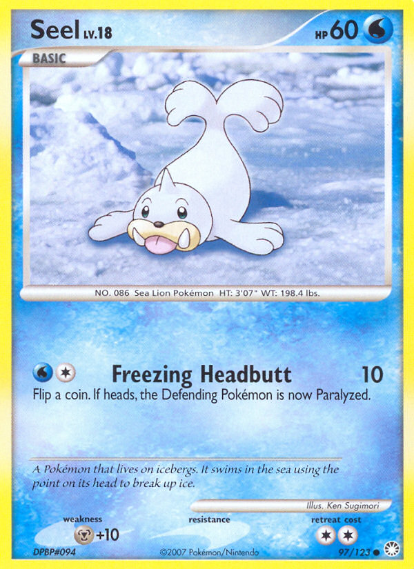 Seel (97/123) [Diamond & Pearl: Mysterious Treasures] - Comfy Hobbies