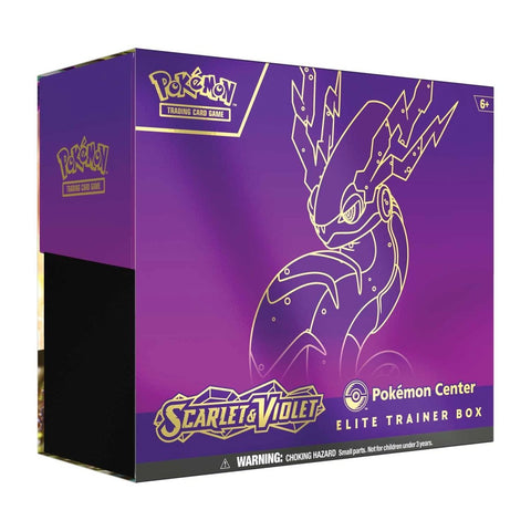 Scarlet & Violet - Elite Trainer Box (Miraidon) (Pokemon Center Exclusive) - Comfy Hobbies