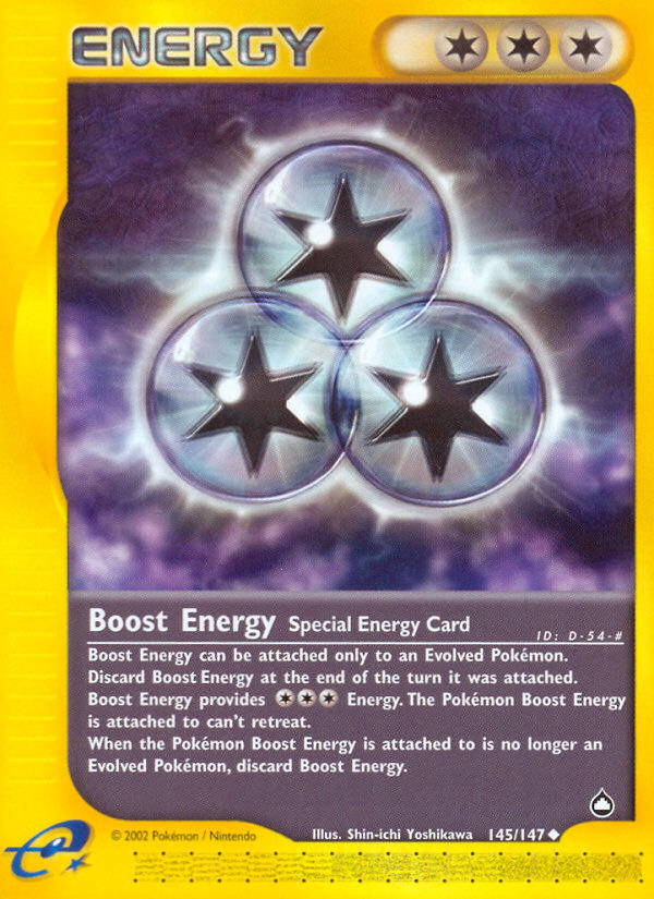 Boost Energy (145/147) [Aquapolis] - Comfy Hobbies