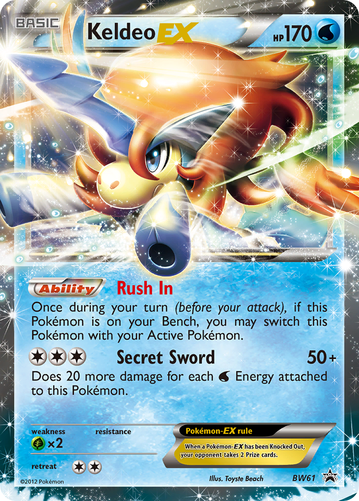 Keldeo EX (BW61) [Black & White: Black Star Promos] - Comfy Hobbies