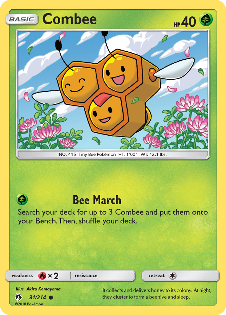 Combee (31/214) [Sun & Moon: Lost Thunder] - Comfy Hobbies