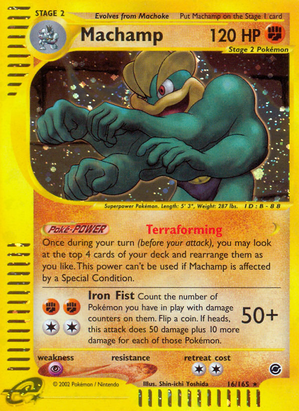Machamp (16/165) [Expedition: Base Set] - Comfy Hobbies