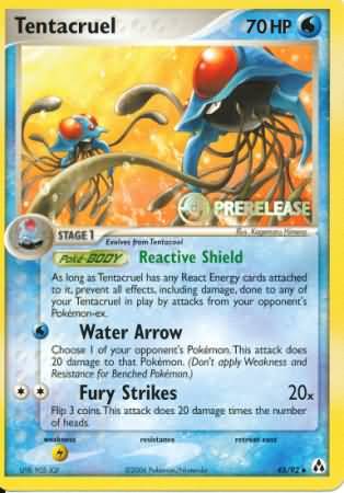 Tentacruel (45/92) (Prerelease Promo) [Nintendo: Black Star Promos] - Comfy Hobbies