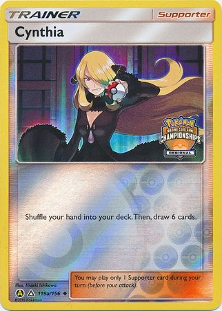 Cynthia (119a/156) (Regional Championship Promo) [Sun & Moon: Ultra Prism] - Comfy Hobbies