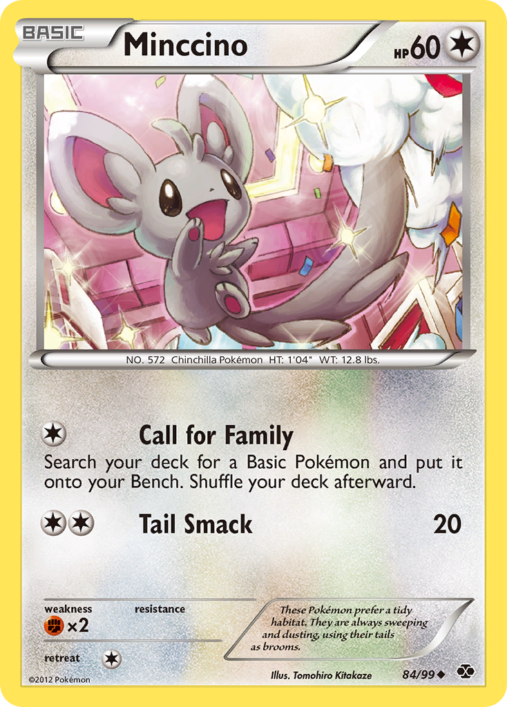 Minccino (84/99) [Black & White: Next Destinies] - Comfy Hobbies