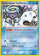 Snow-cloud Castform (25/101) [EX: Hidden Legends] - Comfy Hobbies