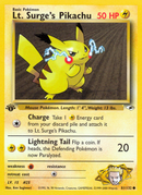 Lt. Surge's Pikachu (81/132) [Gym Heroes 1st Edition] - Comfy Hobbies