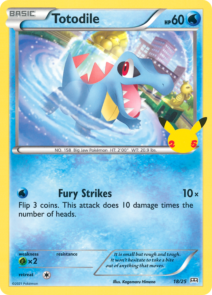 Totodile (18/25) [McDonald's 25th Anniversary] - Comfy Hobbies