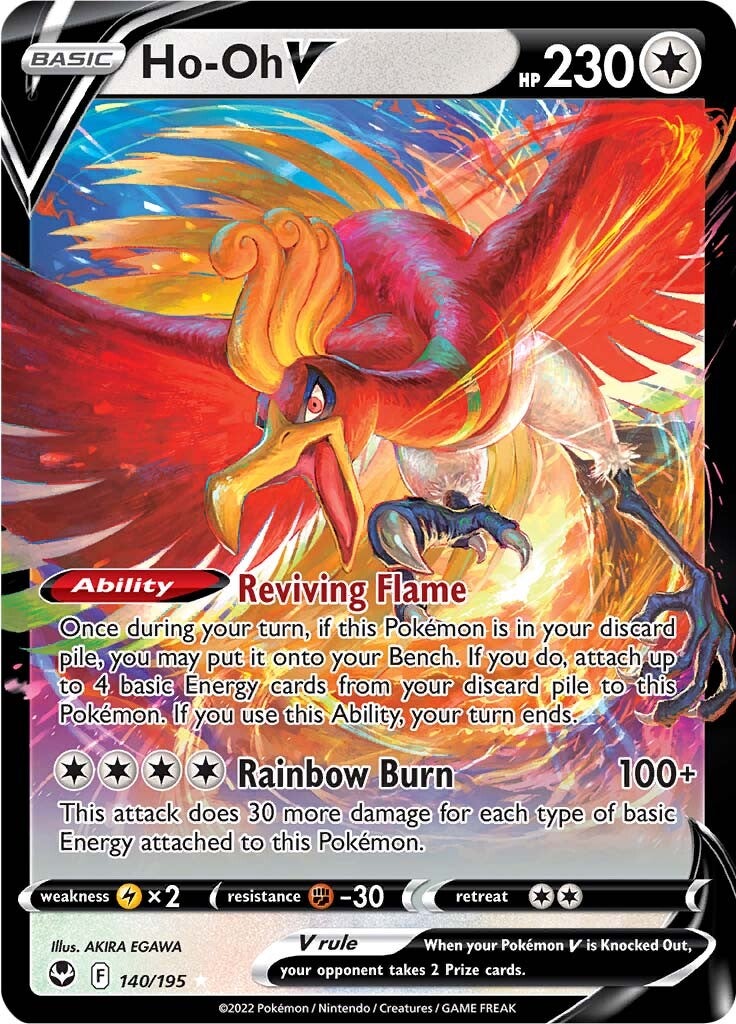 Ho-oh V (140/195) [Sword & Shield: Silver Tempest] - Comfy Hobbies