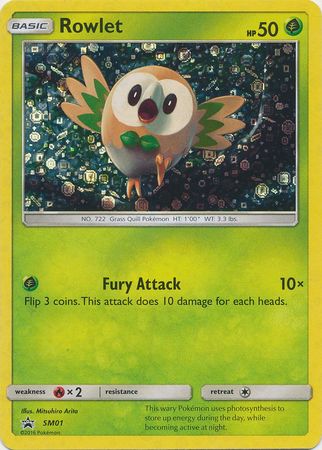Rowlet (SM01) (General Mills Promo) [Sun & Moon: Black Star Promos] - Comfy Hobbies