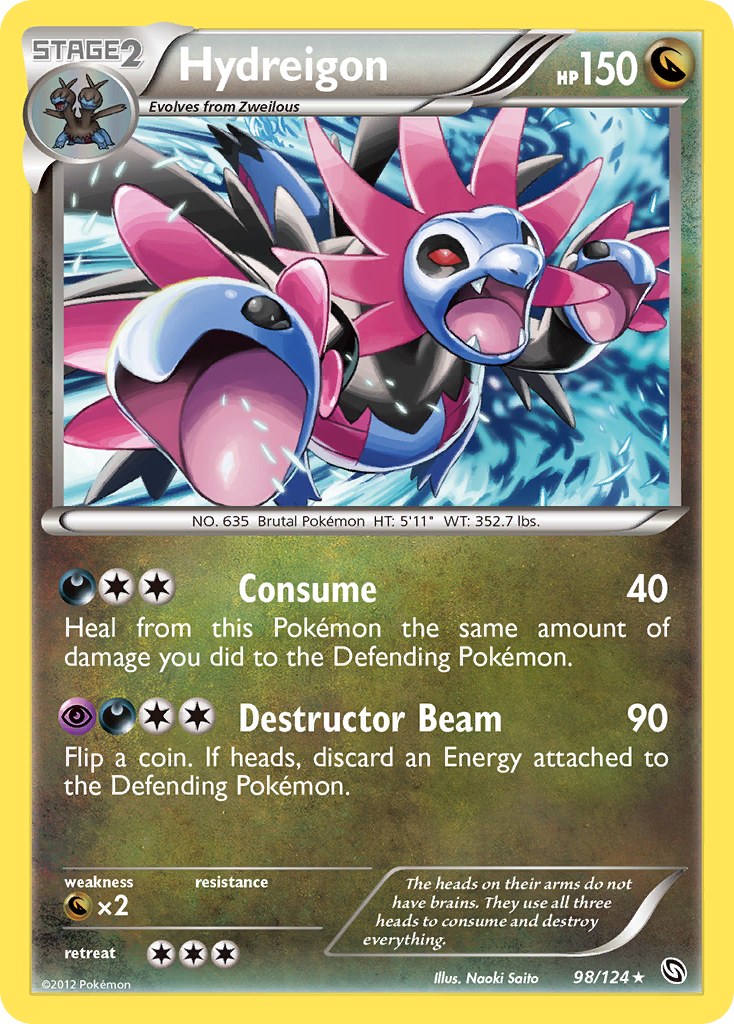 Hydreigon (98/124) [Black & White: Dragons Exalted] - Comfy Hobbies