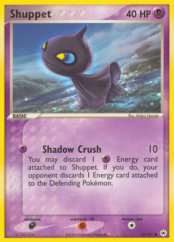 Shuppet (72/101) [EX: Hidden Legends] - Comfy Hobbies