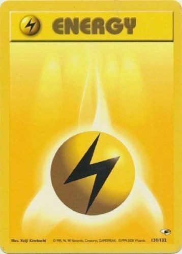 Lightning Energy (130/132) [Gym Heroes Unlimited] - Comfy Hobbies