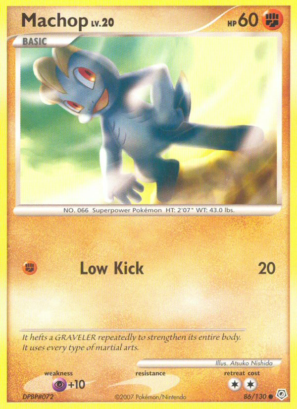 Machop (86/130) [Diamond & Pearl: Base Set] - Comfy Hobbies