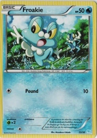 Froakie (23/30) [XY: Trainer Kit 3 - Suicune] - Comfy Hobbies