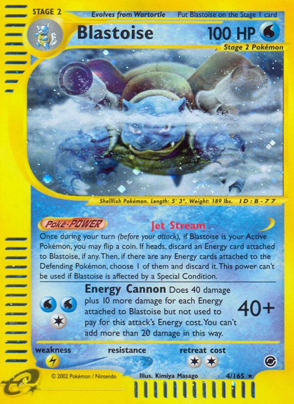 Blastoise (4/165) [Expedition: Base Set] - Comfy Hobbies