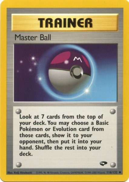 Master Ball (116/132) [Gym Challenge Unlimited] - Comfy Hobbies