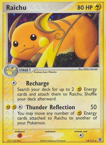 Raichu (12/112) [EX: FireRed & LeafGreen] - Comfy Hobbies