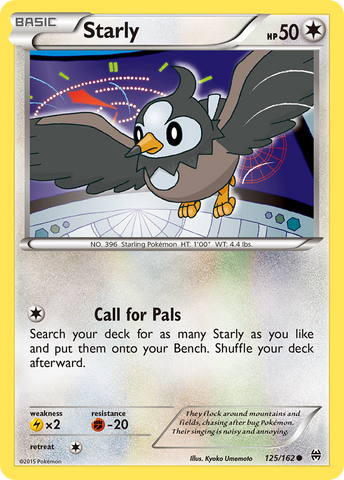 Starly (125/162) [XY: BREAKthrough] - Comfy Hobbies