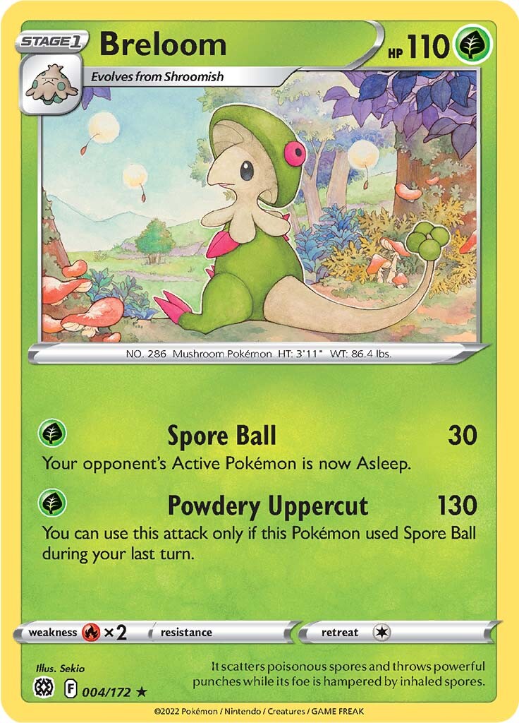 Breloom (004/172) [Sword & Shield: Brilliant Stars] - Comfy Hobbies