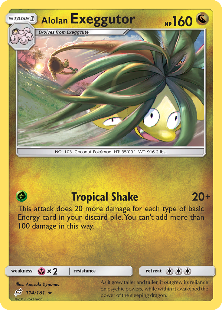 Alolan Exeggutor (114/181) [Sun & Moon: Team Up] - Comfy Hobbies