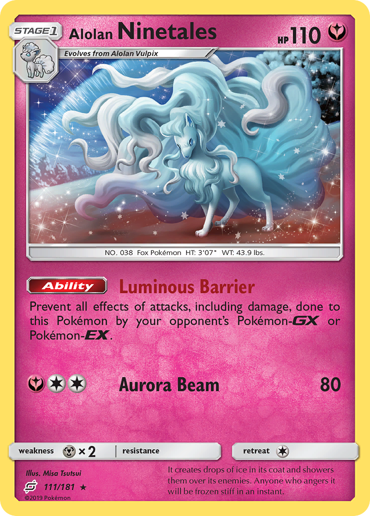 Alolan Ninetales (111/181) [Sun & Moon: Team Up] - Comfy Hobbies