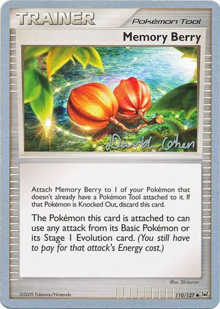 Memory Berry (110/127) (Stallgon - David Cohen) [World Championships 2009] - Comfy Hobbies