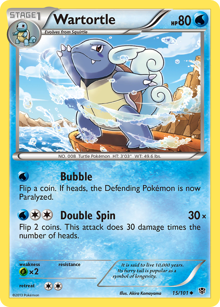 Wartortle (15/101) [Black & White: Plasma Blast] - Comfy Hobbies