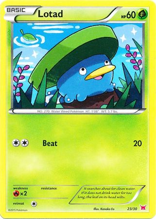 Lotad (23/30) [XY: Trainer Kit 2 - Latias] - Comfy Hobbies