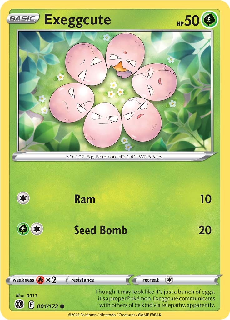 Exeggcute (001/172) [Sword & Shield: Brilliant Stars] - Comfy Hobbies