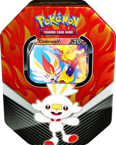 Sword & Shield - Galar Partners Collector's Tin (Cinderace V) (International Version) - Comfy Hobbies
