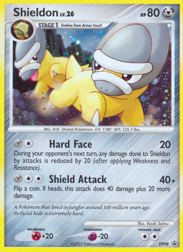 Shieldon (DP08) [Diamond & Pearl: Black Star Promos] - Comfy Hobbies