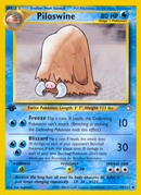Piloswine (44/111) [Neo Genesis 1st Edition] - Comfy Hobbies
